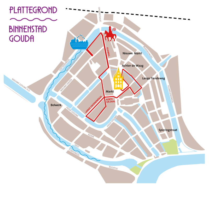 Route Intocht 2019 Ochtend